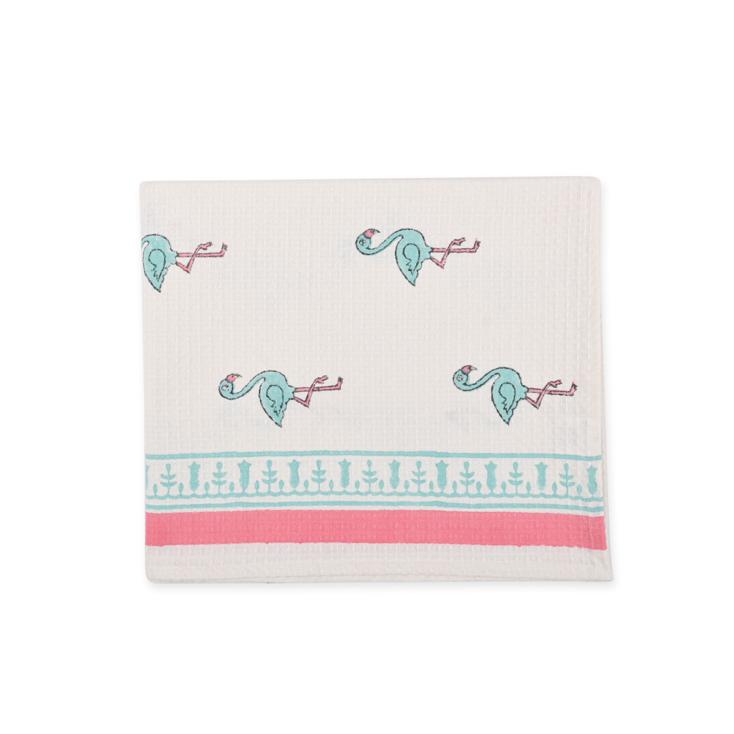 Rosie Block Printed Kids Bath Towels - Image 4