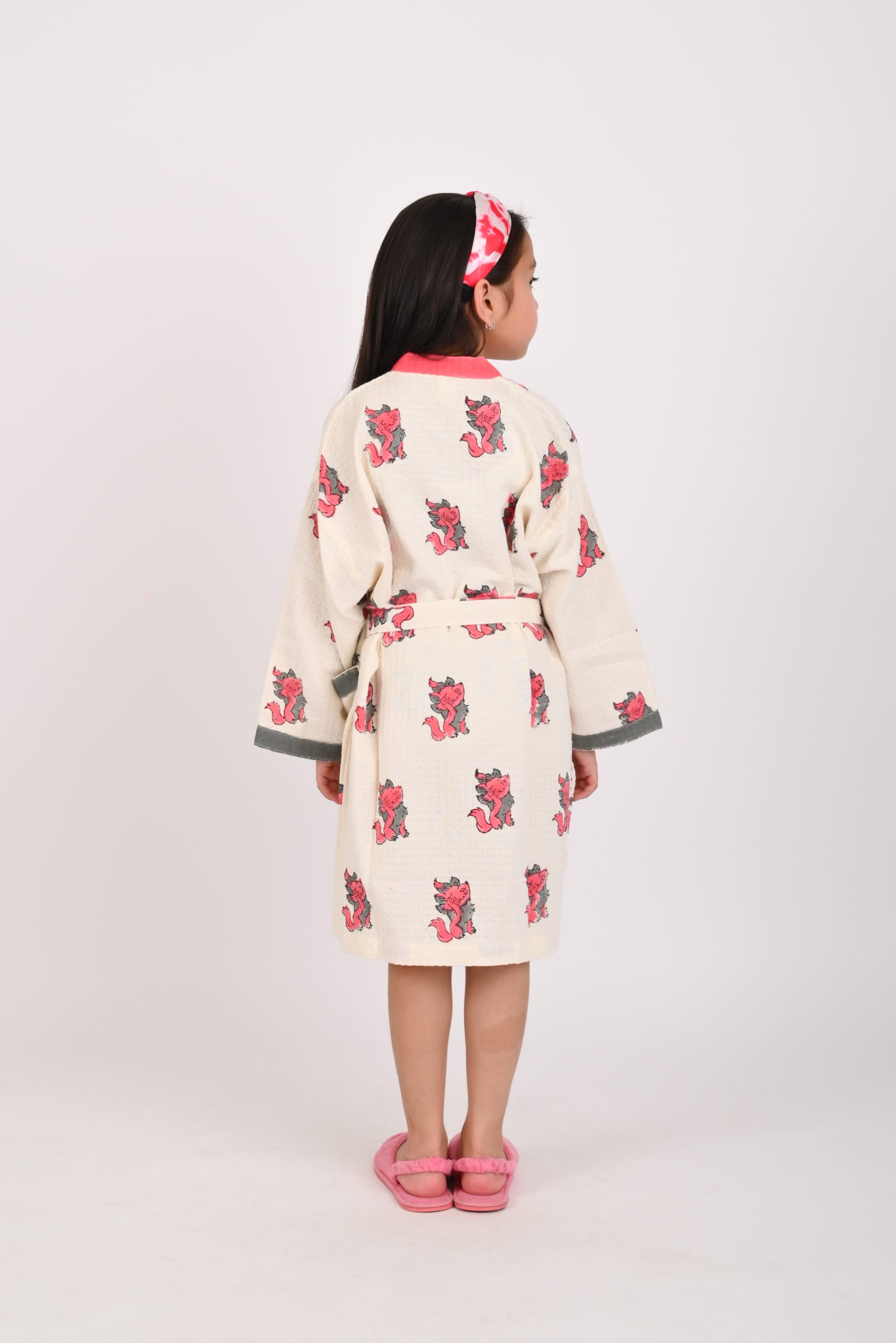 Lilly Block Printed Bathrobes - Image 2
