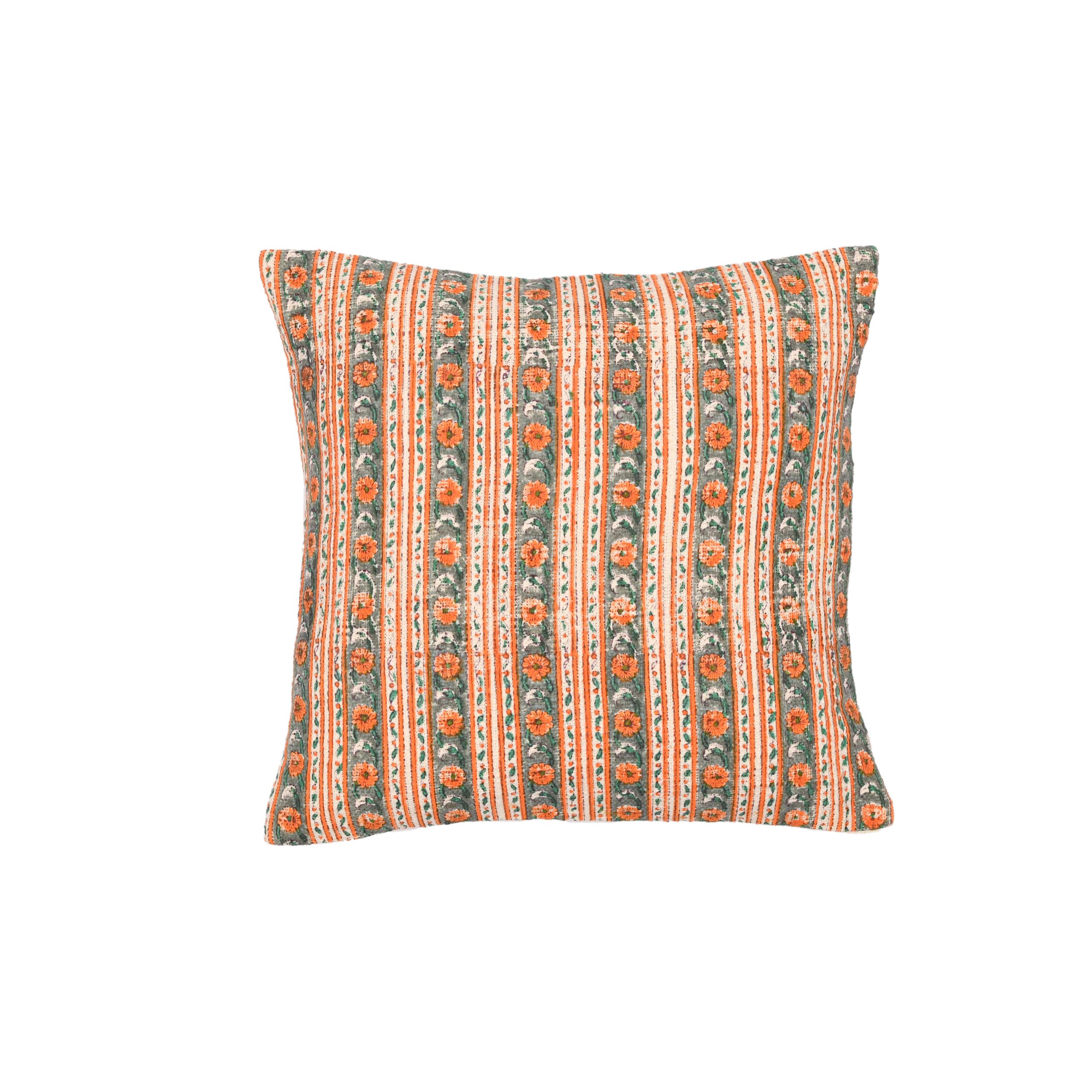 Oak Block Printed Cushion Covers - Image 2
