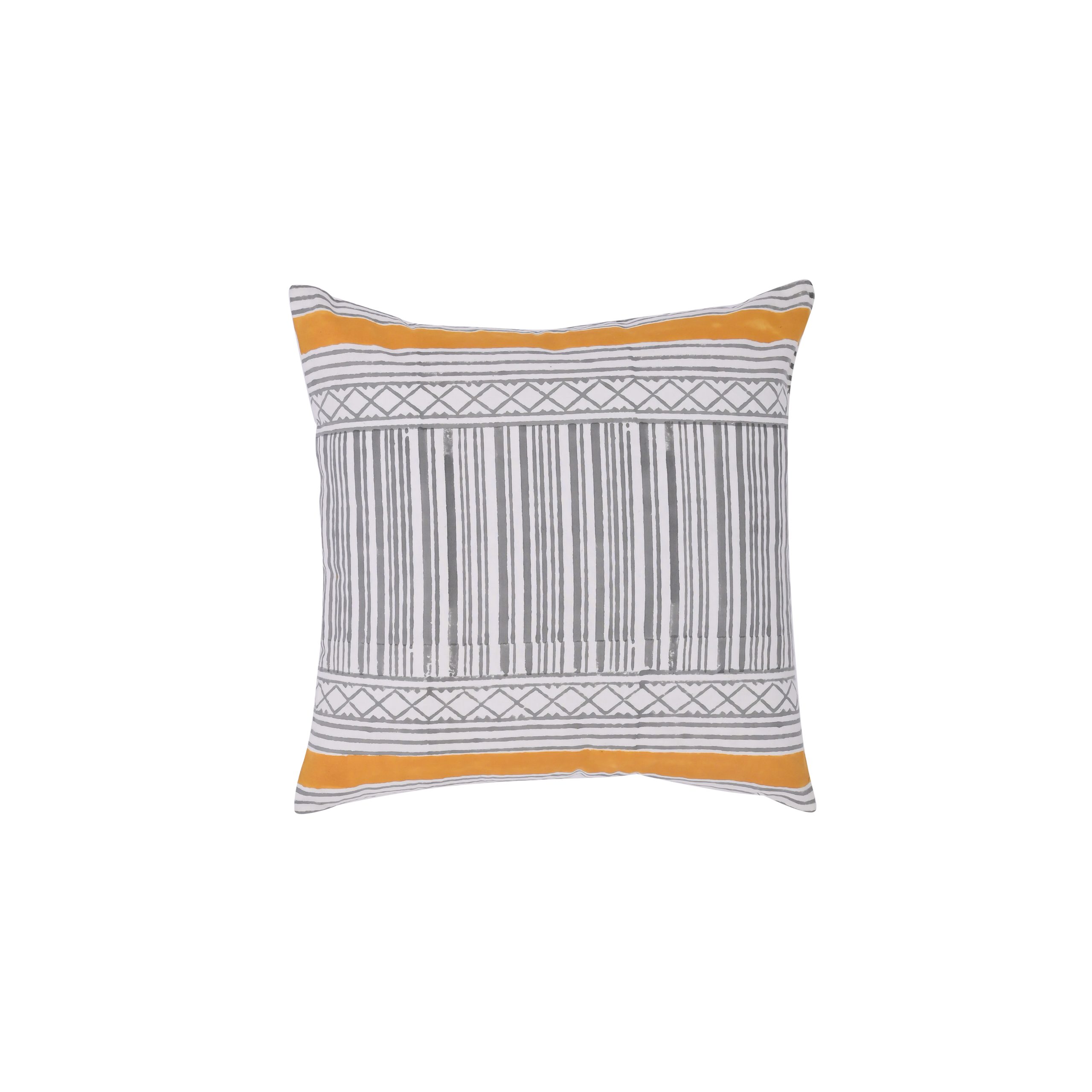 Fieid Maple Block Printed Cushion Covers - Image 2